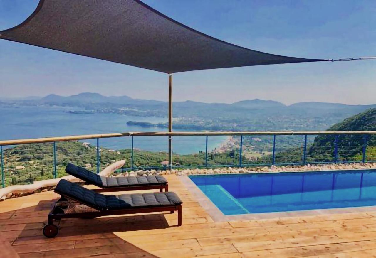 House Sienna Of Villa Intaba Best Views Corfiot Riviera Corfu Island Greece Contemporary Design Pool With Spectacular Sea Views Close To Ipsos Beach Pyrgi  Exteriér fotografie